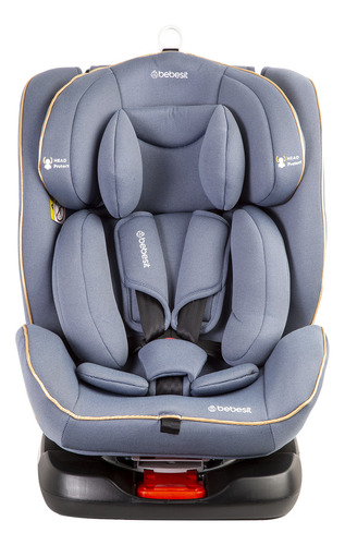 Silla De Auto Convertible Supra 360° Azul Claro