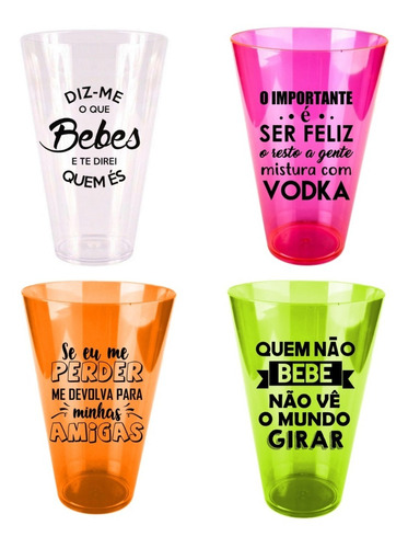 4 Copos 2 Litros Personalizados - Kit Com 4 Unidades