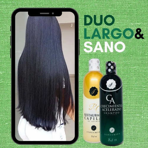 Imagen 5 de 8 de Duo Largo Y Sano (con 1 Mini Keratina Gratis)