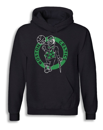 Imagen 1 de 2 de Poleron Estampado Diseño Boston Celtics