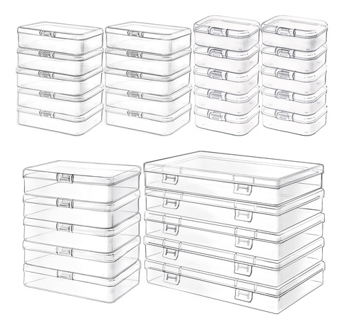 Caja Organizadora Plástica Mixta 30 Recipientes Transparente