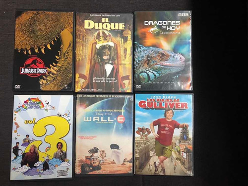 Lote De 6 Películas Dvd Infantiles