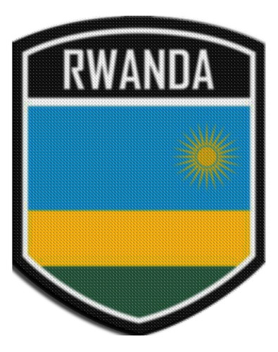 Parche Termoadhesivo Emblema Ruanda Rwanda