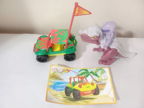 Dinosaurio Y Auto Buggy - Kinder Gigante - Precio X  Los 2