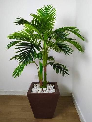 Planta Artificial Árvore Palmeira Areca 1,10m Para Sala | Parcelamento sem  juros