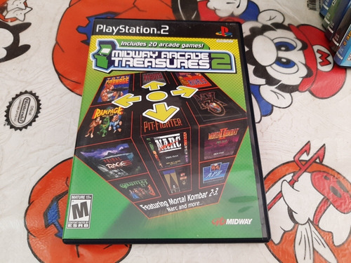 Midway Arcade Treasures 2 De Play 2,original De Ps2.