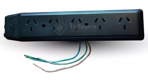 Imagen 1 de 2 de Prolongador Zapatilla 5 Tomas Sin Cable - Cambre - Tofema