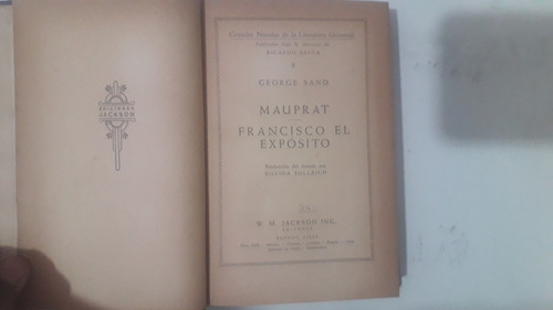 Mauprat Francisco El Exposito Sand Jackson 1ra Edic 1946