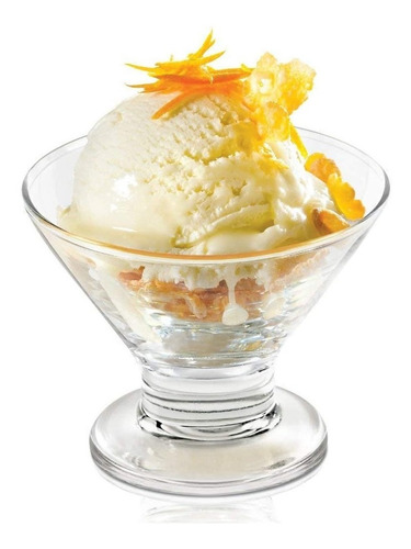 Imagen 2 de 3 de Set De 6 Copas Para Helado Fiesta De 222 Ml.