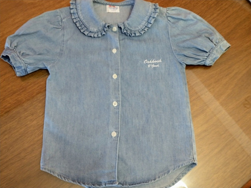 Camisa De Jean Niña Osh Kosh Talle 2