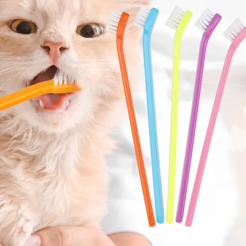 Cepillo De Dientes Para Gatos Perros Mascota Suave Higiene