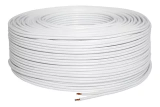 Cable dúplex Voltmex POT18 1x2.5mm² blanco x 100m en rollo