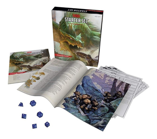 Juego Dungeons Dragons Starter Set 5ta Edición - Dnd Starter