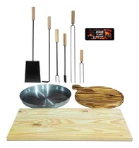 Comprar Tabla Asador Herramientas Parrilla Set Asado Quincho Combo