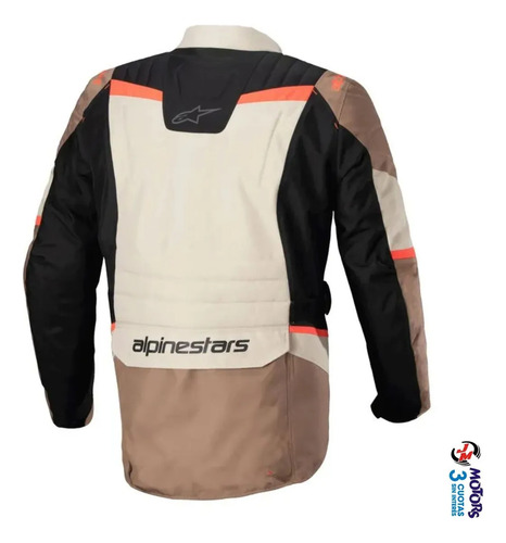 Jm Nuñez Campera Proteccion Turismo Alpinestars St-1 Wp Beige Naranja 866 Geométrico M