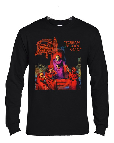 Polera Ml Death Scream Bloody Gore Metal Abominatron