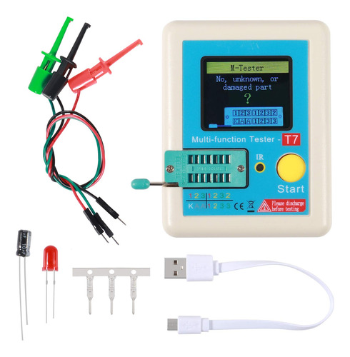 Lcr-t7 - Probador De Transistores Tft Con Diodo De Capacitan