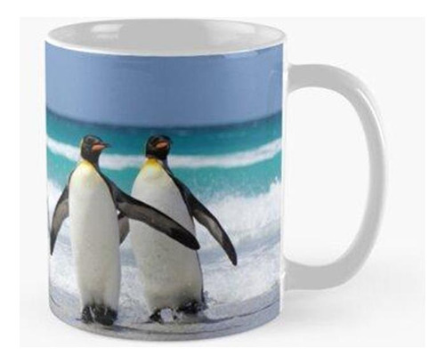 Taza Rey Pingüinos, Islas Malvinas Calidad Premium