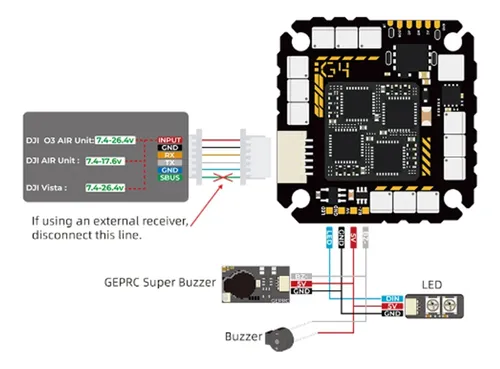 Controlador De Vuelo Taker G4 45a Aio Baro Osd G473 Blhelis