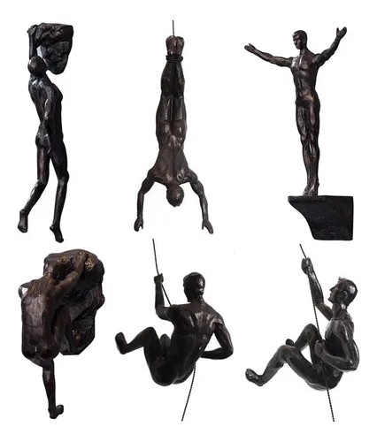 comprar Escultura Escaladora, 6 Piezas Decoración Pared Para Hombres
