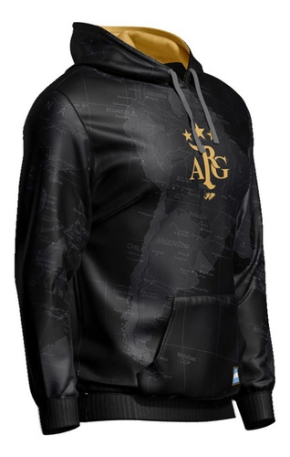 Imagen 3 de 4 de Buzo Hoodie Argentina Mundial Mod 12