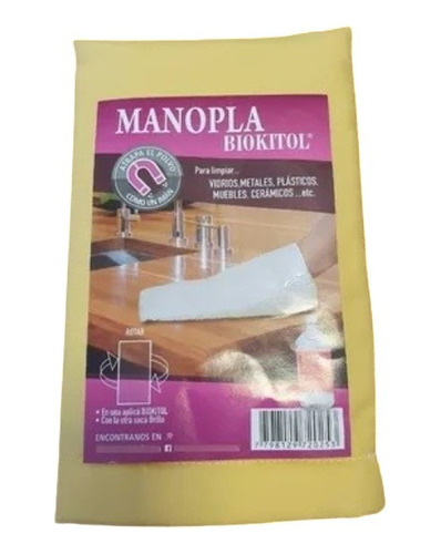 Manopla De Microfibra Atrapa Polvo Biokitol Full Carpets