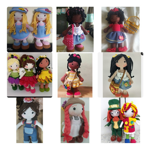 Bonecas Em Amigurumi Feitas Por Encomenda