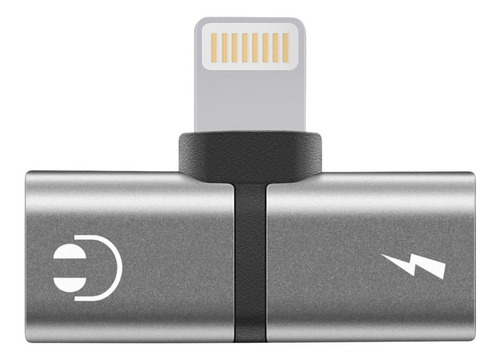 Adaptador Steren Lightning Carga Audio Compatible