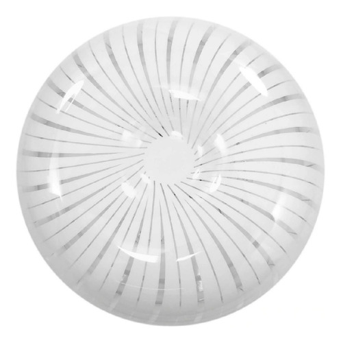 Luminario Decorativo Tipo Plafón Pvc Luz Led Cálida 18w