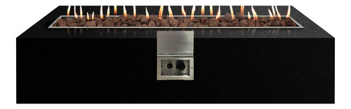 Lareira Fire Pit A Gás Retangular 100 Cm Externa Fogo E Art