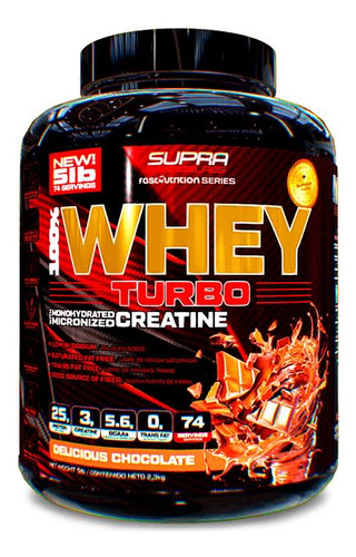 100% Whey Protein Turbo 5lbs De Fast Nutrition Envio Gratis