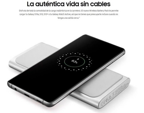 Samsung Wireless Battery Pack 10000mah Con Carga Rápida