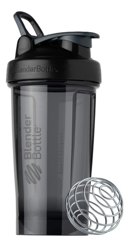 Blenderbottle Pro Series Agitador Botella, 24 Onzas, Negro