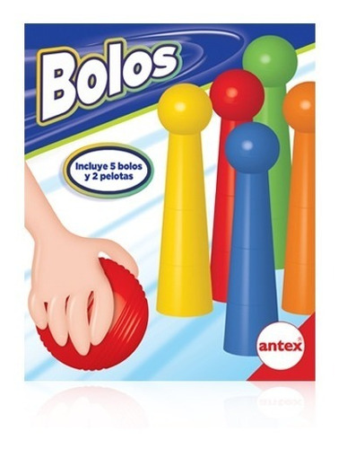 Juego De Bolos Antex 5 Bolos Y 2 Pelotas