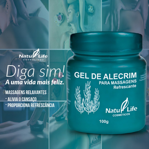 Gel De Alecrim Natulife (kit Com 10 Unidades)