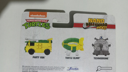 Jada Teenage Mutant Ninja Turtles 3 Tortugas Ninja Nano Gris (Usado)