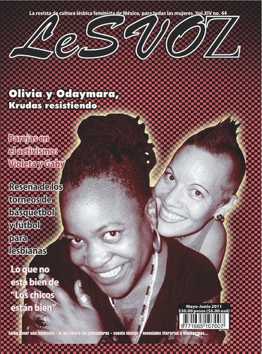 Imagen 1 de 1 de Revista Lesvoz #44, 2011, Cultura Lésbica Feminista