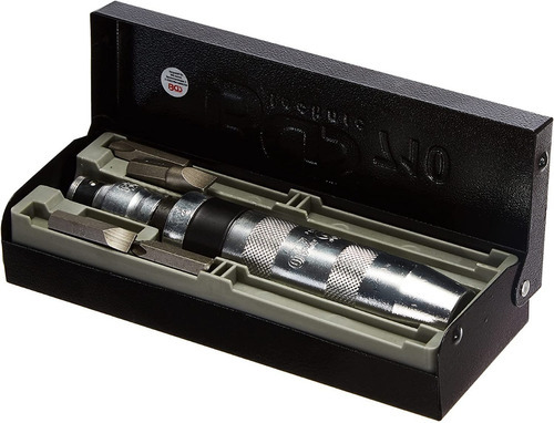 Bgs 710 Desarmador De Impacto Con Estuche Y Puntas (5 Pzas) Color Plateado