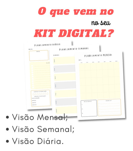 Planner A5 Digital Juaninha Não Datado 100 Folhas