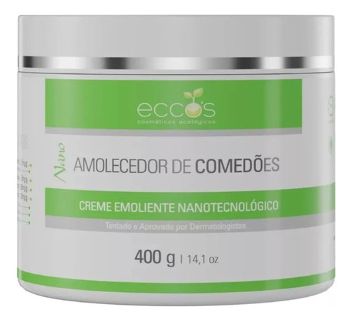 Creme Emoliente Com Melaleuca Para Extração De Acne Ecc Tipo De Pele Normal