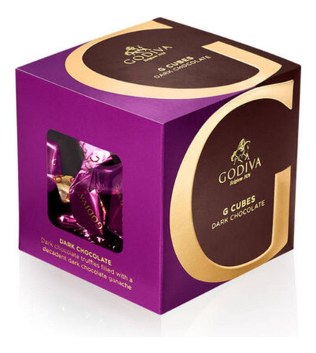 Chocolates Godiva Cubesdark Chocolate180gr. 22pz.