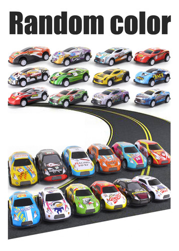 Mini Vehículos De Carreras, Juguete Retráctiles, Coche De Ho