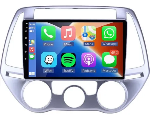 Qp Radio Android 4+64 Carplay Qled Hyundai I20