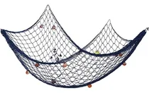 Comprar Rede De Pesca Decoração Com Conchas Náuticas Rústico 1x2m