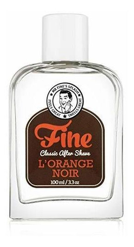 Mr Fine L'orange Noir Aftershave Para Hombre: Un Toque De