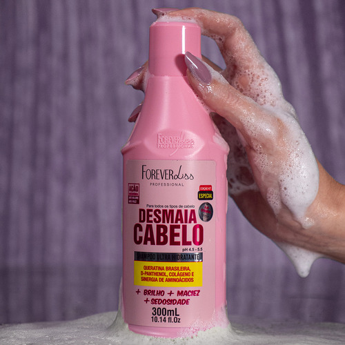 Kit Desmaia Cabelo Com Shampoo, Máscara 200g E Condicionador