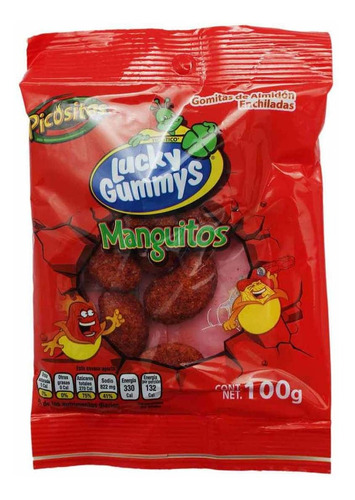 Gomitas Lucky Gummys Manguitos 96g