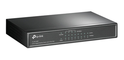 Imagen 2 de 4 de Switch Tp Link Tl Sg1008p 8 Puertos Gigabit + 4 Puertos Poe