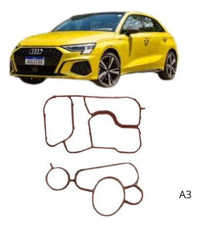 Kit Junta Resfriador Radiador Oleojetta Passat Golf A1 A3 A5