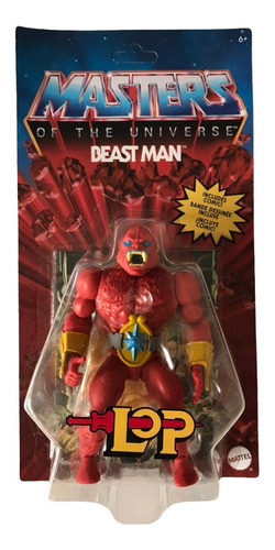 Beast Man Lop Motu Origins Mattel Wave 6 Carton Unpunched